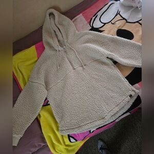 (SOLD)Victorias Secret Pink Woolie Jacket with hood